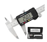 Digital Vernier Caliper 150mm Stainless Steel Precision Micrometer Electronic Gauge Measuring Tool, LCD Screen, Metric/Imperial/Fraction - Splash Resistant