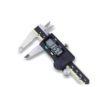 Digital Vernier Caliper 6 Inch 150mm Stainless Steel Electronic Caliper, LCD Display, Metric & Inch Conversion, Absolute/Zero Setting, Inside Outside Depth Step Measuring Tool，0-200mm
