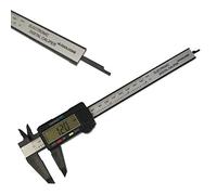 Digital Vernier Caliper LCD Electronic Vernier Gauge 6" (150mm) Carbon Fibre