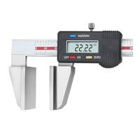 Digital Vernier Caliper, Stainless Steel High-Precision Measuring Tool with LCD Display for Wire Rope, Duckbill Style Wide Surface Design