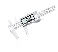 Digital Vernier Calipers All Metal Stainless Steel Electronic Digital Display Caliper Caliper Measuring Tool,Silver-0-150MM