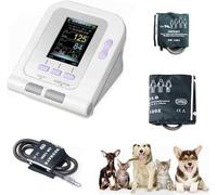 Digital Veterinary Blood Pressure Monitor for Dogs and Cats - Accurate Automatic BP Machine with 3 Grips and 100 Memory Sets