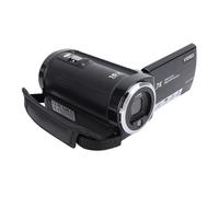 Digital Video Camera, 2.7K Camcorder 50MP 16X, 2.8'' 270 Degree Rotation Screen, 32GB Card and Two Batteries, Fill Light and USB Port for YouTube, Great for Traveling and Meetings