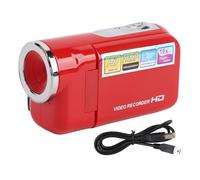 Digital Video Camera 2 Inch Color Screen Compact Travel Camera 1080P 16MP 16x Zoom Anti Shake DV Camcorder for Travel Campus Growth Record (Red)