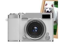 Digital Video Camera - 48MP Filming Device, 180 Degree Rotation Screen, fFlip High-Resolution High-Definition | Portable Photo Recorder for Beginners Teens Students Adults