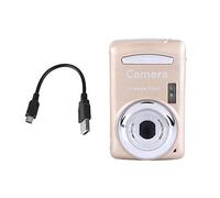 Digital Video Camera Mini Camcorder Outdoor Camera 16MP 720P 30FPS 4X Zoom HD Digital Camera(Gold)