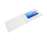 Digital Video Greeting Card, 210x150x10mm, LCD Color Screen, Speaker, with Sticker Pack, for Wedding Decorations, Social Media Advertising (10inch)