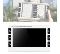 Digital Video Magnifier, 7 Inch Electronic Reading Aid with 2x-32x Zoom and 19 Color Modes for Visually Impaired and Low Vision