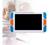 Digital Video Magnifier Electronic Reading Aid 5.0 Inch with Foldable Handle for Visually Impaired - 3X-48X Zoom, 26 Color Modes
