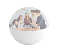 Digital Video Sphere, Crystal Memory Ball for Anniversaries, Photo Display Player with Rechargeable Battery and Bright Screen, Multimedia Orb for Christmas Halloween Night Party, 2.7 Inches