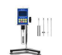 Digital Viscosity Meter, Adjustable Stand, 10-6 Million Mpa.s, 4 Rotors, Newton Liquid Viscometer for Laboratory Testing and Viscosity Measurement