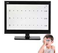 Digital Vision Tester Monitor - Comprehensive Remote Vision Test Chart for Accurate Assessments, 21.5 Inch Display