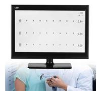 Digital Visual Acuity Chart, LCD Electronic Eye Tester with Remote Control, Multiple Visual Targets, Adjustable Measuring Distance (1-6m), 18.5 Inch