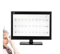 Digital Visual Acuity Chart, LCD Eye Chart with Remote Vision Tester for Accurate Home Use, 300+ Targets Displayed (21.5 Inch)
