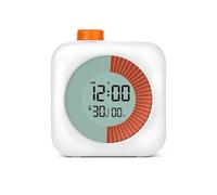 Digital Visual Timer,60-Minute Countdown Timer,Time Management Tool with Timer for Kids,Hour Clock Alarm,Timer for Home,Kitchen,Indoor,or Office (White)