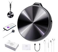 Digital Voice Activated Recorder, Keychain Mini Recording Device with One-Touch Recording, HD Noise Reduction Dictaphone, Mp3 Portable Recorder for Interviews, Supports Phone Connection