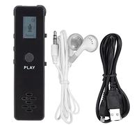 Digital Voice Recorder, 2 in 1 Noise Reduction Stereo Audio Recording Device MP3 Player with USB Connection, for Lectures