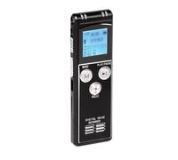 Digital Voice Recorder 8+32G Activated Record Playback MP3 Music Player with Mic and Speaker 1536KBPS High Recording Support Password Protection LED Screen and Multilanguages System USB Charging