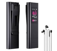 Digital Voice Recorder, 800 Hrs AI Noise Reduction, Rechargeable Voice Activated Recorder with Playback, MP3 Player Voice Activation Perfect Capture Every Word for Classes, Meetings, Interviews