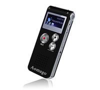Digital Voice Recorder - Mini Voice Activated Recorder for Lectures, Meetings, Class, Interviews 8GB Audio Tape Recording Device Portable Tape Dictaphone with Playback, USB, MP3