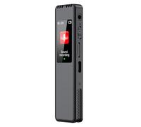 Digital Voice Recorder Portable Audio Recorder with Built - In Mic, 8GB Memory, Black - Voice - Activated Recording, Noise Reduction Technology, Ideal for Meetings and Interviews (64G)