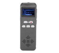 Digital Voice Recorder, Voice Recorder Witn Noise Reduction, Dual Microphone, One Touch Recording, Password MP3, Audio Recording Device for Meetings Classes Lecture Interview (16G)