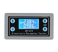 Digital Volt Ammeter with LCD Display, Multifunctional Voltage Current Tester - Complete Protection, Battery Charge Control, Easy Use