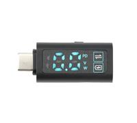 Digital Voltage and Current Power Meter Tester with Intelligent Display, 5-24V DC Input, Real-Time Voltage/Power Monitoring for Industrial Use (Blue Light)