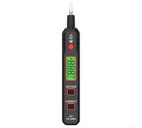Digital Voltage Detector HT89 with Long Probe, Clear LCD Display, Audible and Visual Signals, and Continuity Testing for Electrical Inspection