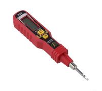 Digital Voltage Tester Pen Non-Electrical Detector with HD Display, LED Light & Auto Shut-Off for AC 11V-450V Circuit Testing - Red(Red)
