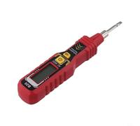 Digital Voltage Tester Pen with HD Display, Non-AC Detection 11V-450V, LED Light, Auto Shut-Off, Double-Head Screwdriver Function, Long Lasting ABS Metal(Black)