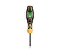 Digital Voltage Tester Pen with Screwdriver Bits - Non-Contact AC Detector 12-1000V for Live Wire & Breakpoint Finding - Dual Range Electrical Tool for Electricians(Yellow)