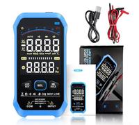 Digital Voltage Tester, S1 Auto Range 9999 Counts True RMS Diode NCV Hz Live Wire for Electrical Work