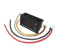 Digital Voltmeter - 2-in-1 LED Ammeter 0-100V Display | DC Voltage Meter With Function | Precise Voltage And Current Monitor For Electronics, Home Testing, Business Circuit Maintenance