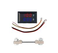 Digital Voltmeter Ammeter 0-100V 10A 50A 100A Shunt LED Car Motocycle Voltage Current Power Meter Volt Detector Tester Monitor(100A)