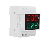 Digital Voltmeter Ammeter AC80-300V 0.1-99.9A DIN Rail High Accuracy Meter