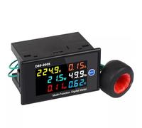 Digital Voltmeter Ammeter Panel Meter, AC 40-300V/200-450V, 0-100A, Frequency 45.0-65.0Hz, Power Factor 0.00-1.00, Energy Monitoring, for Industrial & Household Electrical Systems