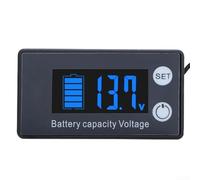 Digital Voltmeter, DC7-70V Range, Battery Capacity Tester Level Indicator, Embedded Panel Analysis, Backlight Control Switch, Wide Compatibility for Li-ion -acid Car Motorcycle Home Solar Systems