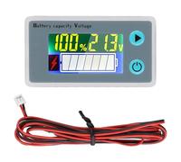 Digital Voltmeter for Lithium Battery Voltage Tester with LCD Display, 10-100V Capacity Indicator, Low Power Consumption, Compact 62 * 34 * 13mm for Business & Industrial Use