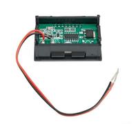 Digital Voltmeter for Various Batteries Displays Voltage and Battery Health in Real Time (Red)