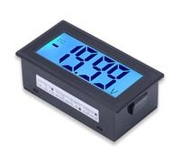 Digital Voltmeter LCD Display with Blue Backlight, AC100-240V Power Supply, High Accuracy 0.5%, Battery Monitor for Car Motorcycle Automotive(DC0-20V)