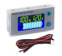 Digital Voltmeter Tester for 12V-100V Batteries LCD Display | This tester is ideal for lithium, iron and lead-acid batteries in e-bikes.