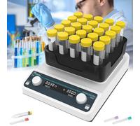 Digital Vortex Mixer, Adjustable Time and Speed, 1500-3000 RPM, 1 Min to 8 Hr Timing for Laboratory Research, EVA Module