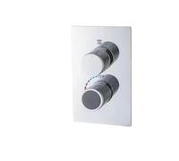 Digital Wall Mounted 2 or 3 Way Out Black or Brushed Gold or Gunmetal Gray Shower Mixer Valve with Display BathMixer(3 Way Chrome)