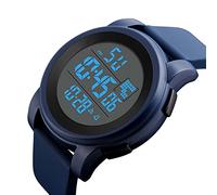 Digital Watch Analog Sport Men LED Wrist Men's Watch Recon Watches for Men (Blue, One Size)