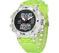 Digital Watch Children's Digital Watch Women's Watch 5ATM Waterproof Children's Watches for Boys Girls with Alarm Clock Calendar Coutdown LED Stopwatch 12/24H Analogue Digital Sports Watch Military