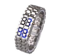 Digital Watch - Electronic LED Digital Wrist Display | Metal Fashion Precision - Durable Sport Bracelet, Stylish Design and Unisex, Perfect for Daily Use and Business, Navy blue, Se référer au