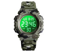 Digital Watch for Boys Girls, Waterproof Sport Kids Watches with Alarm/Stopwatch/12-24H, Childrens Electronic LED Wrist Watch for Junior Teenagers Boy - Camouflage