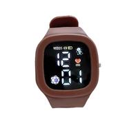 Digital Watch For - Luminous LED Screen Clock, Adjustable Strap Watch | Waterproof Silicone Clock For Girls 3-10, Early Learning Gadget, School Toy, Year Gift