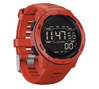 Digital Watch for Men Pedometer Calorie Counter Watch 5ATM Waterproof for Swimming Running Watch LED Large Face Sports Watches Men for Outdoor Sports with Dual Time/Sport Time/Distance/Countdown/Alarm